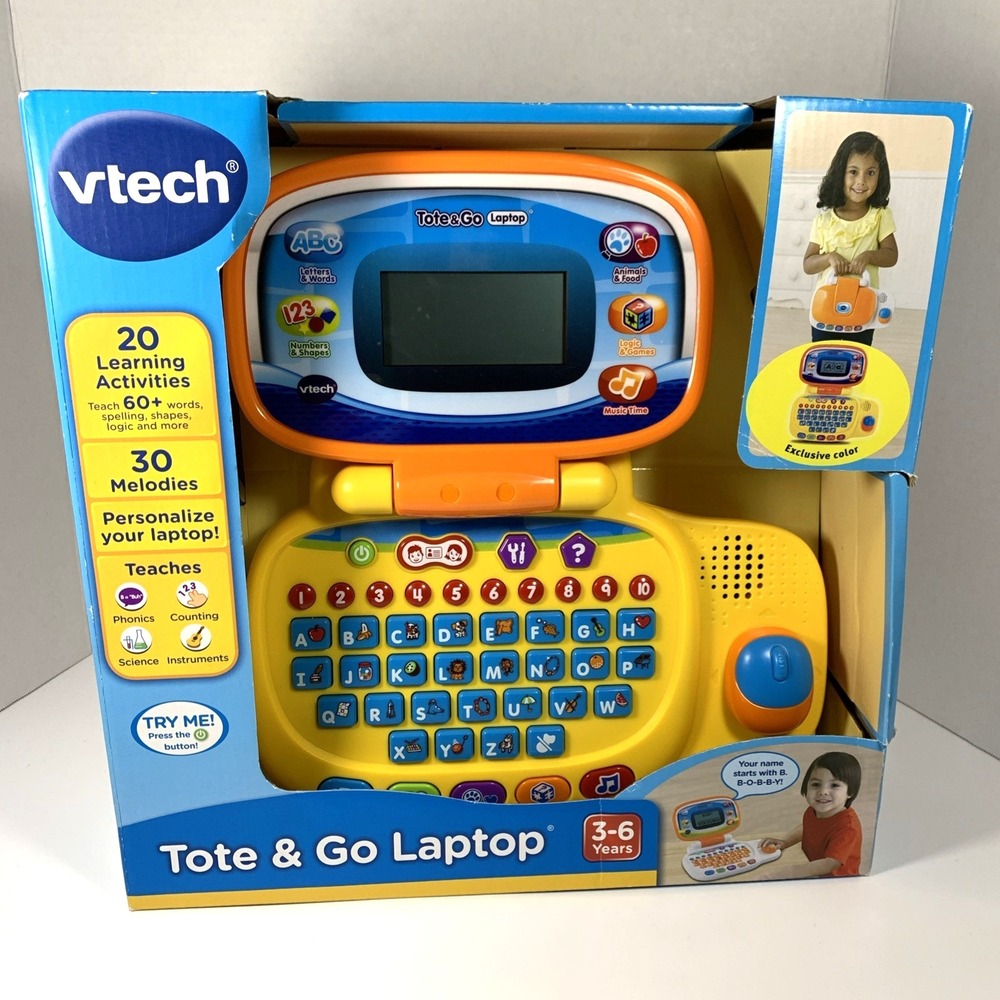VTECH Tote & Go Laptop Learning Toy Educational Game Exclusive Color NIB - Picture 14 of 14